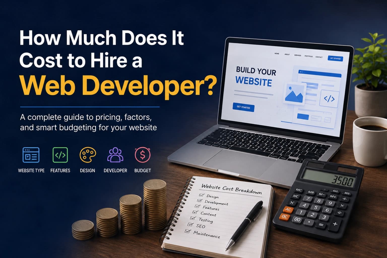 How Much Does It Cost to Hire a Web Developer? — featured image