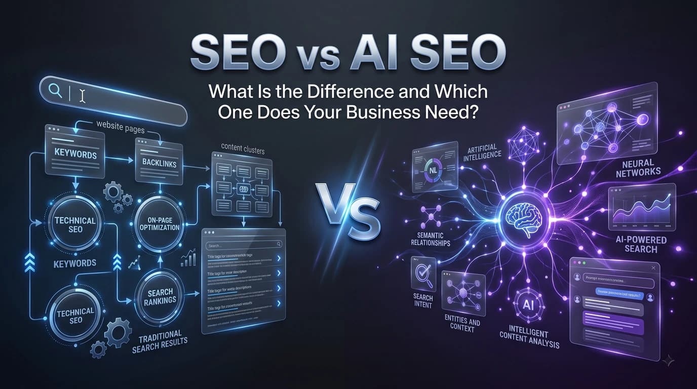 SEO vs AI SEO: What Is the Difference and Which One Does Your Business Need? — featured image